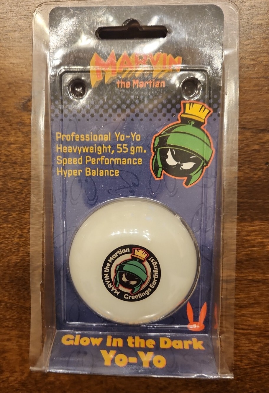 Marvin The Martian Glow In The Dark Yo Yo  Greetings Earthlings Looney Tunes NEW
