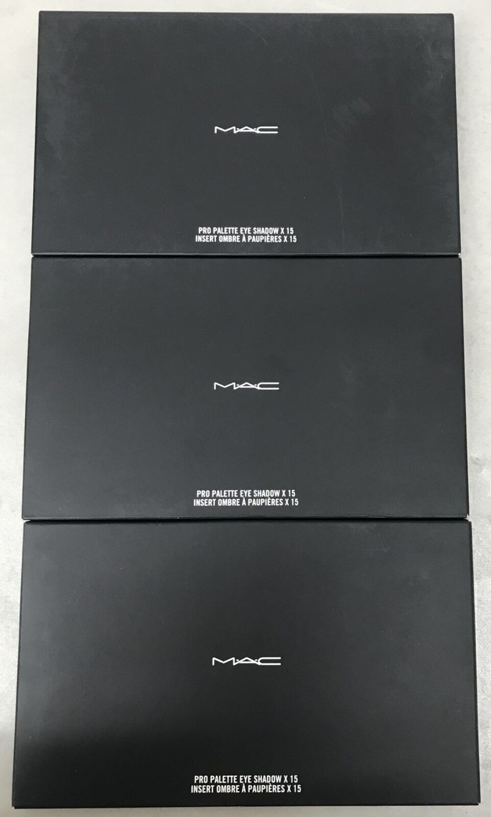 Lot of 3 MAC Pro Palette Eye Shadow Inserts x15 *EMPTY*