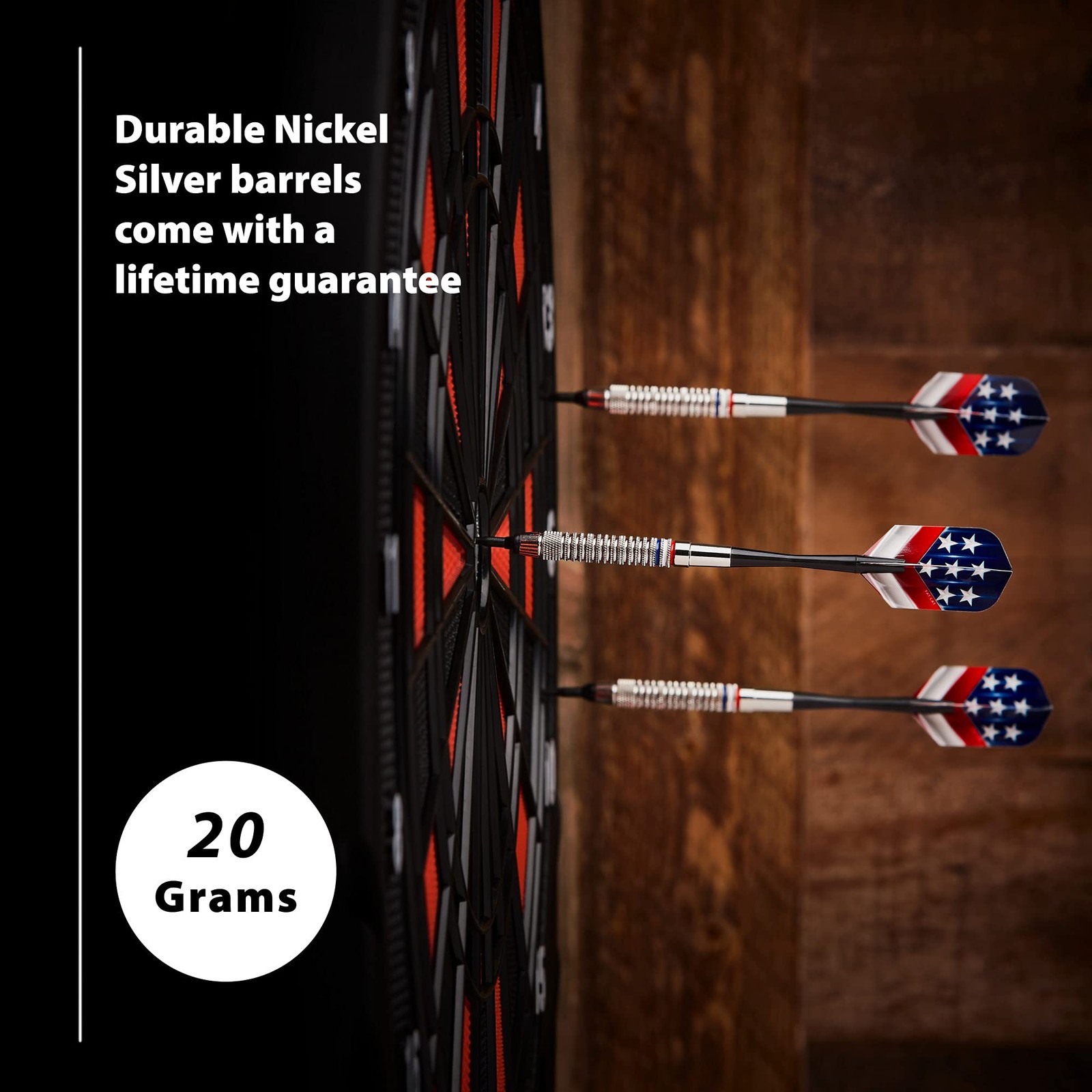 Fat Cat Support Our Troops Soft Tip Darts 20 Grams Red, White, Blue