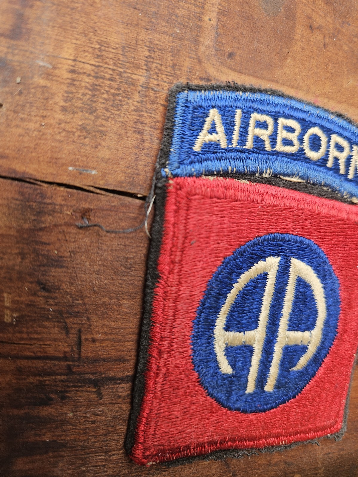 WWII 82nd Airborne Patch Orginal Antique
