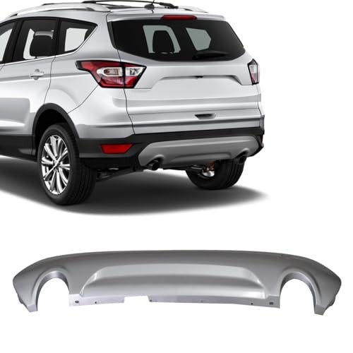 Rear Lower Valance Panel Bumper Cover Silver Replacement for Escape 2013-2017