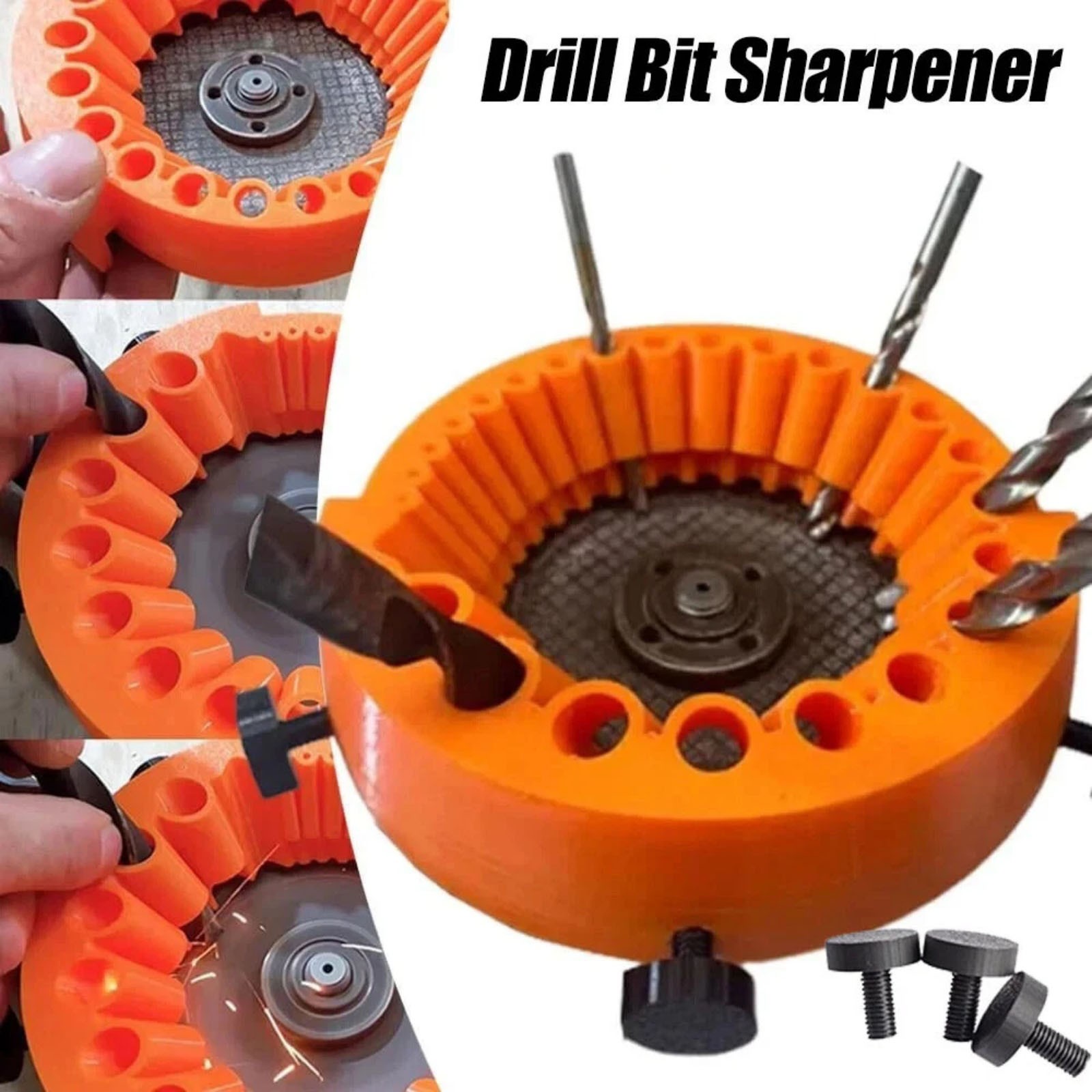 Drill Bit Sharpener Grinding Attachment for Power Drill, Old Bit Sharpening Tool