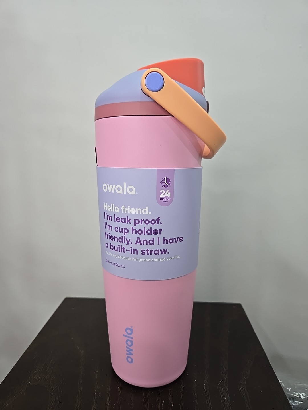 Owala FreeSip Sway Stainless Steel Water Bottle / 30oz / Color: Kickflip