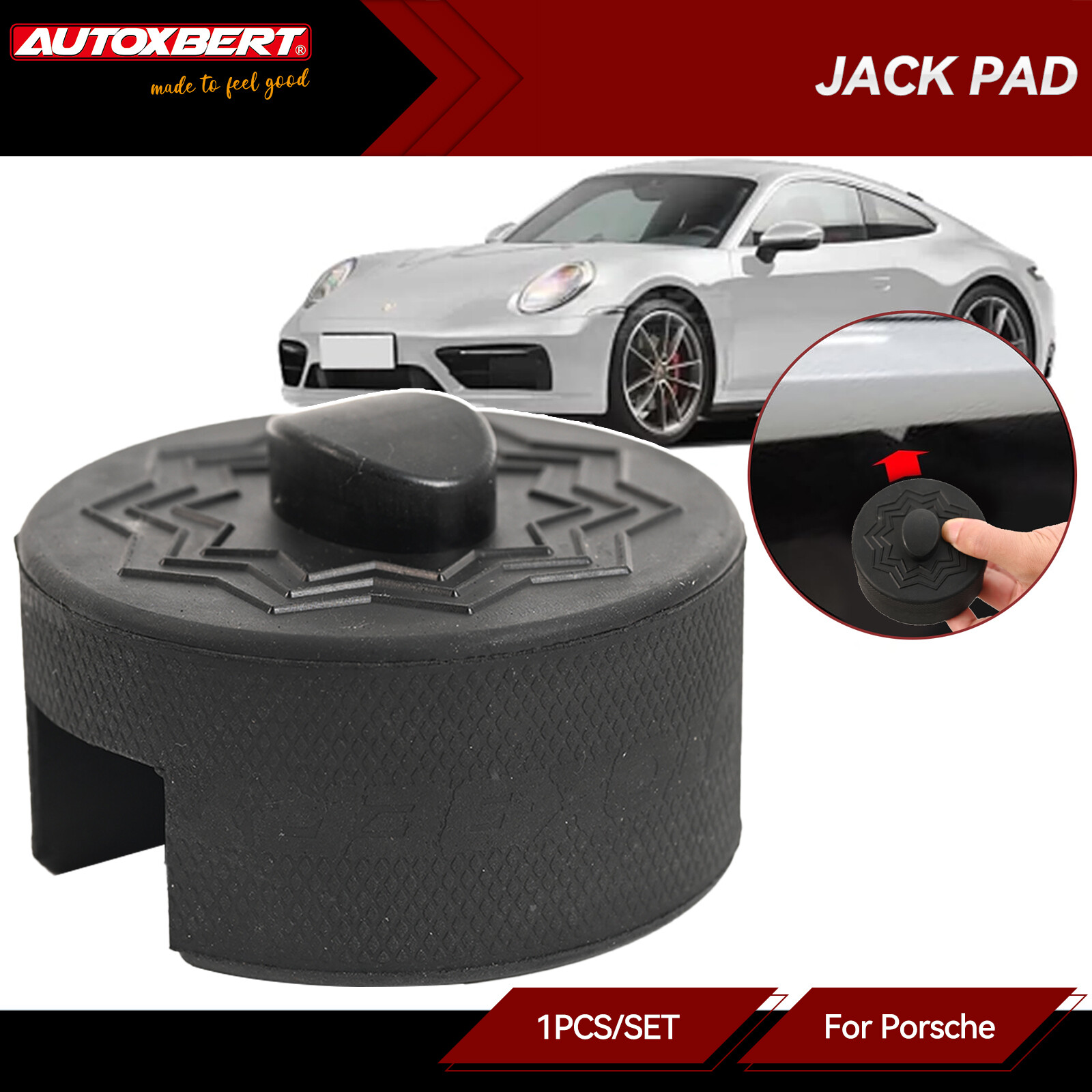For Porsche 911 Turbo Cayman Boxster Lifting Jack Pad Adapter Jack Stands Rubber
