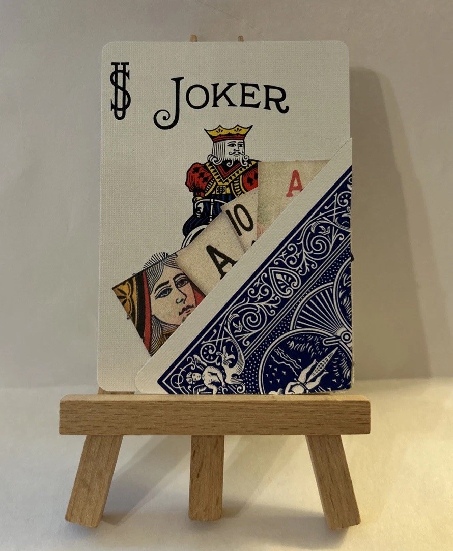 ACEO Art Card/collage Joker