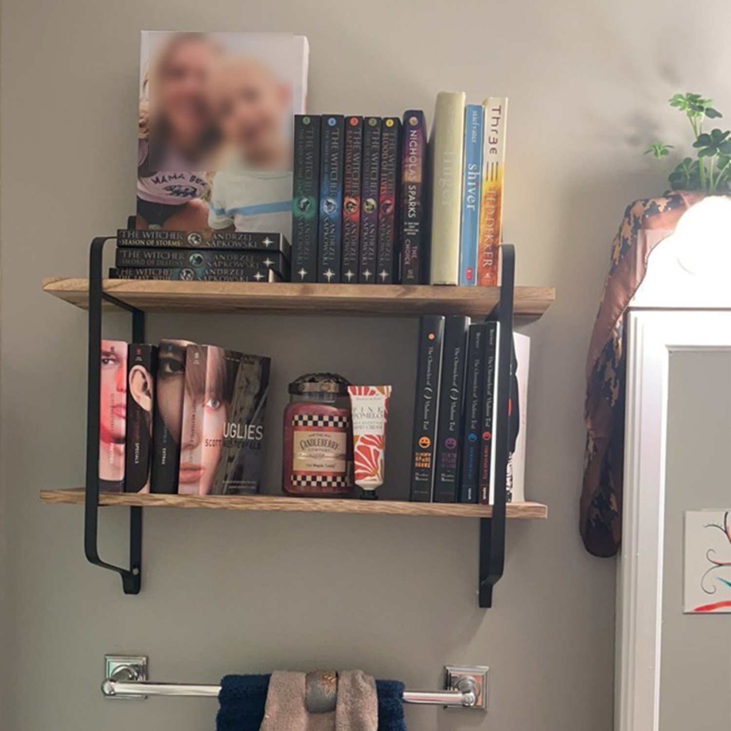 Floating Shelves Capacity Hanging Wall Shelves Storage Organiser for Home Office