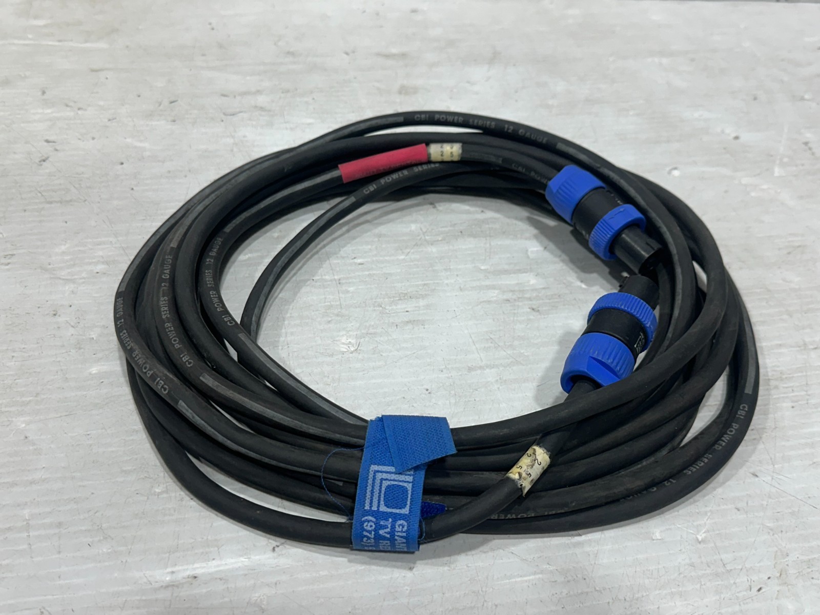 CBI 12 AWG NL4FC 25FT  Speakon Cable #2940 (One)THS