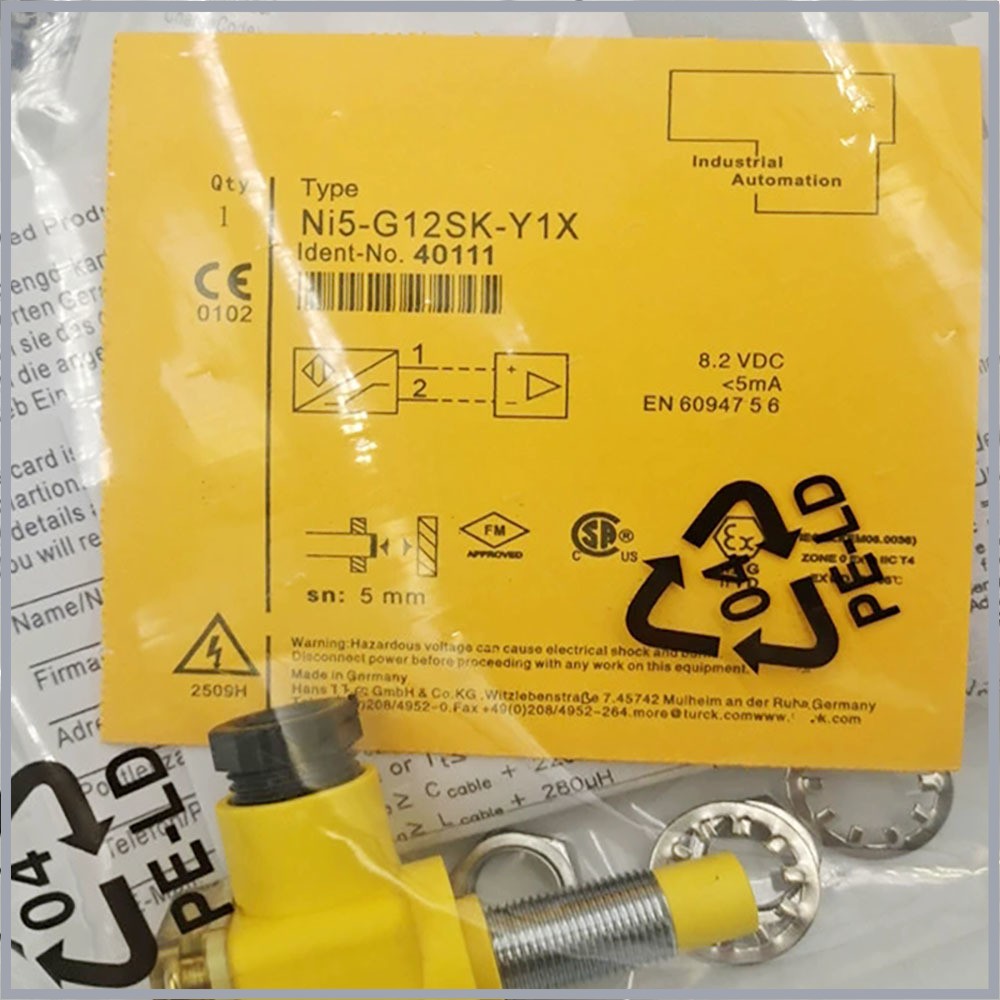 TURCK New NI5-G12SK-Y1X NI5-G12SK-Y1X-H1141 NI5-G12SK-AZ3X NI5-G12SK-AZ3X-H1141