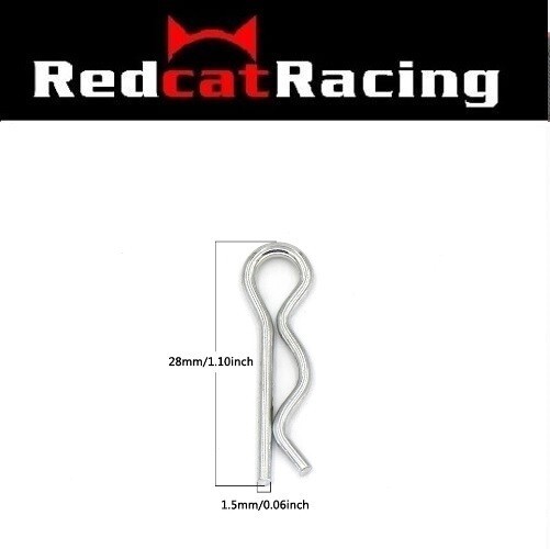 Redcat.Toys Body PIN Clip 10 Pieces for 1/8 1/10 1/14 1/18 Redcat HSP  BS903-007