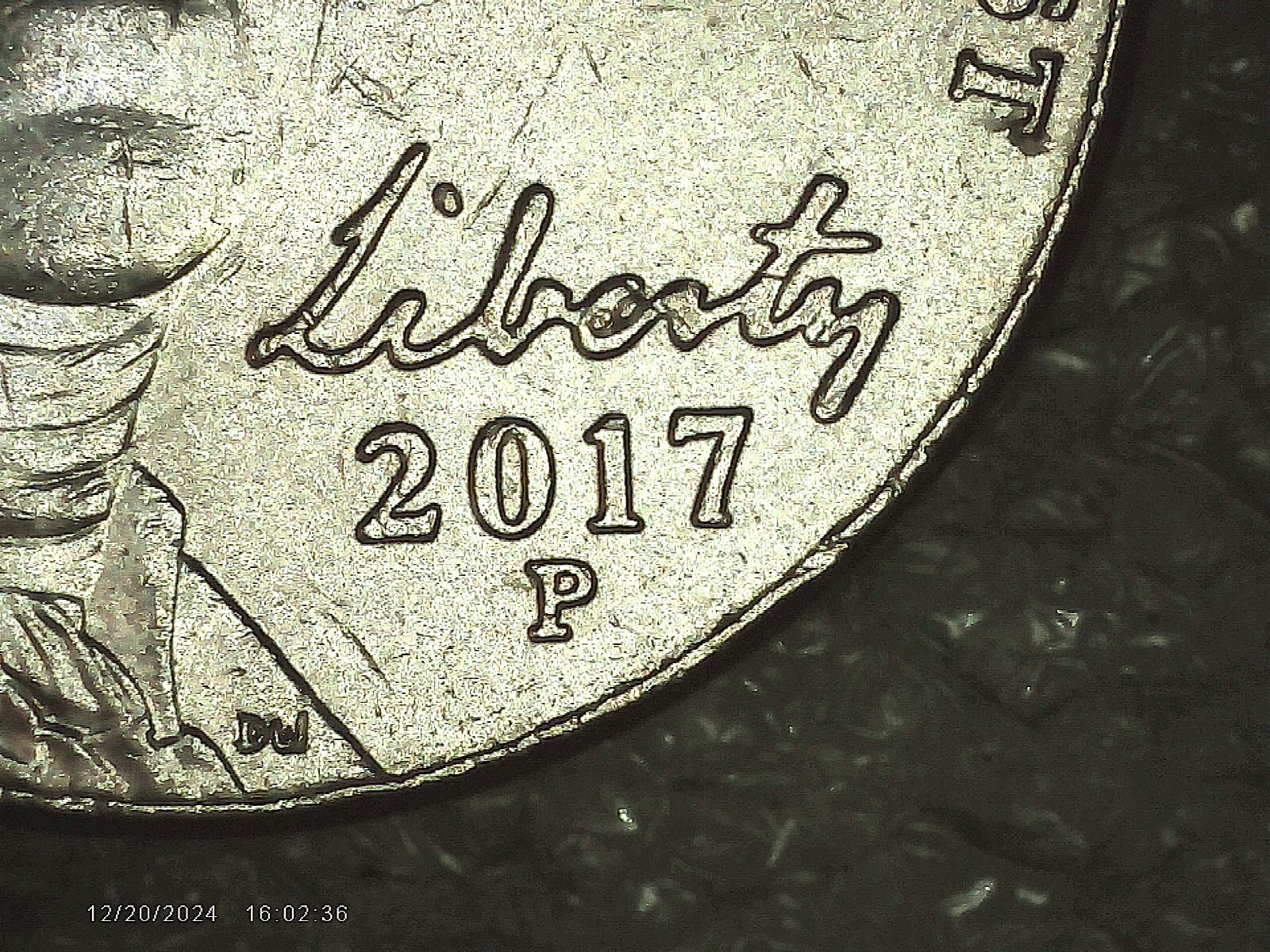 2017 - P - JEFFERSON NICKEL - OBVERSE & REVERSE - ***MULTI UNIQUE DIE CHIPS***