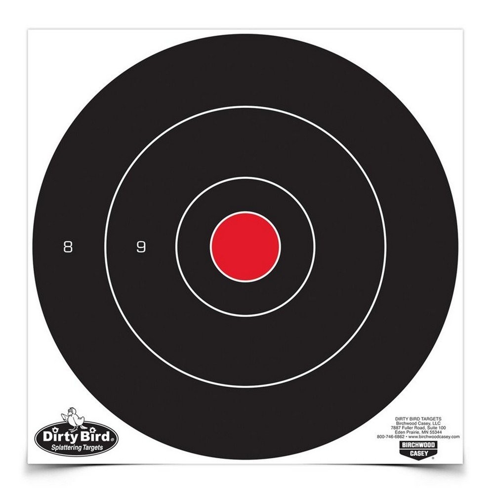 Birchwood Casey Dirty Bird 12" Bull's-Eye Targets Heavy Tagboard 12 Pack - 35012