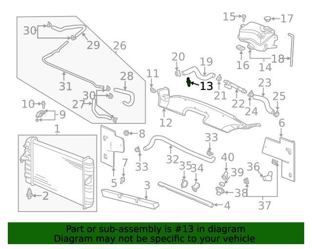 Genuine GM Sight Shield Retainer 25695687