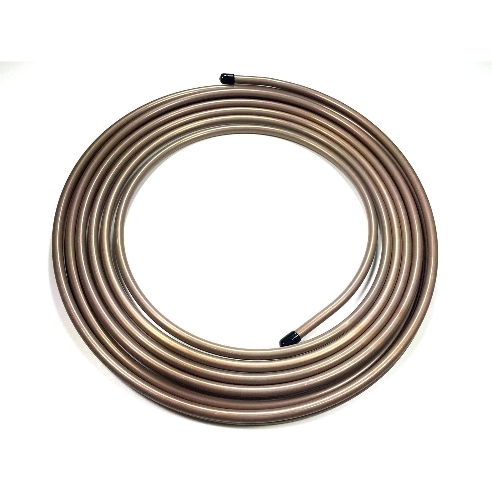 Copper Nickel Fuel Line 3/8" Coil Tube, 12 FT