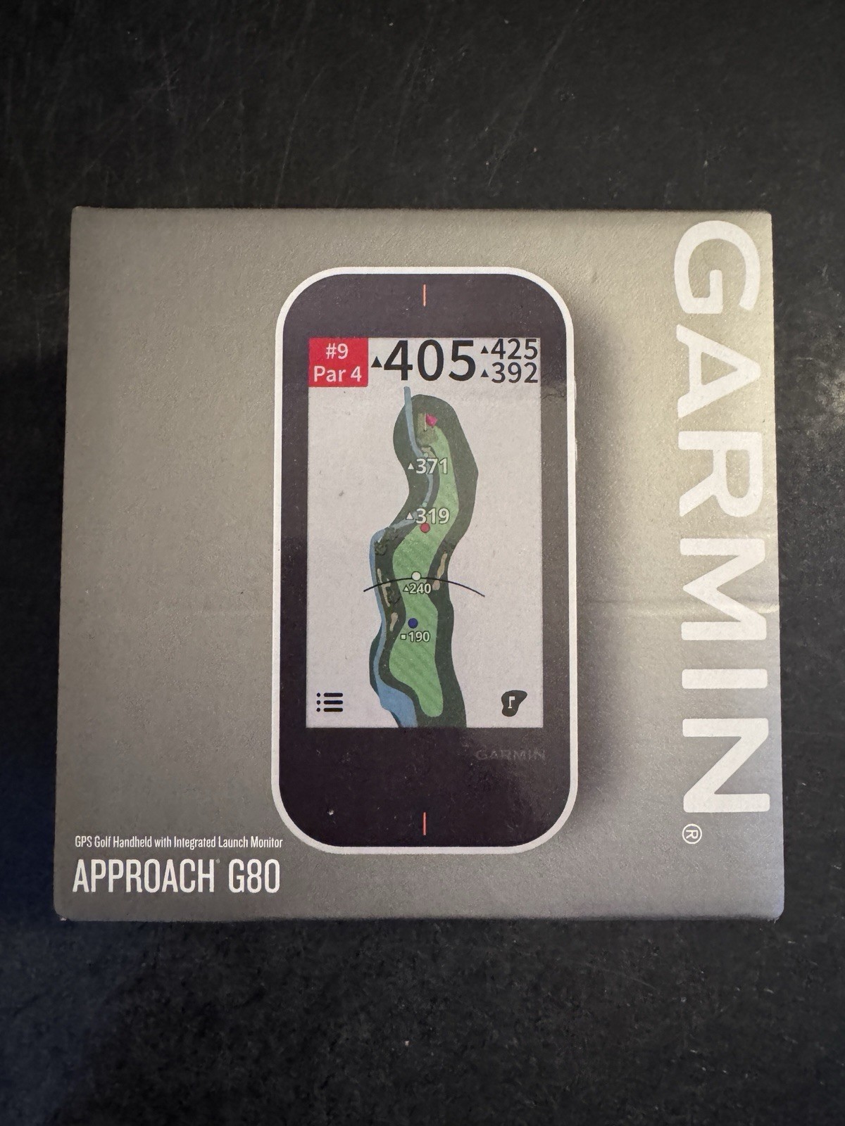 Garmin Approach G80 GPS Golf Handheld & Launch Monitor + Preloaded Courses - NEW