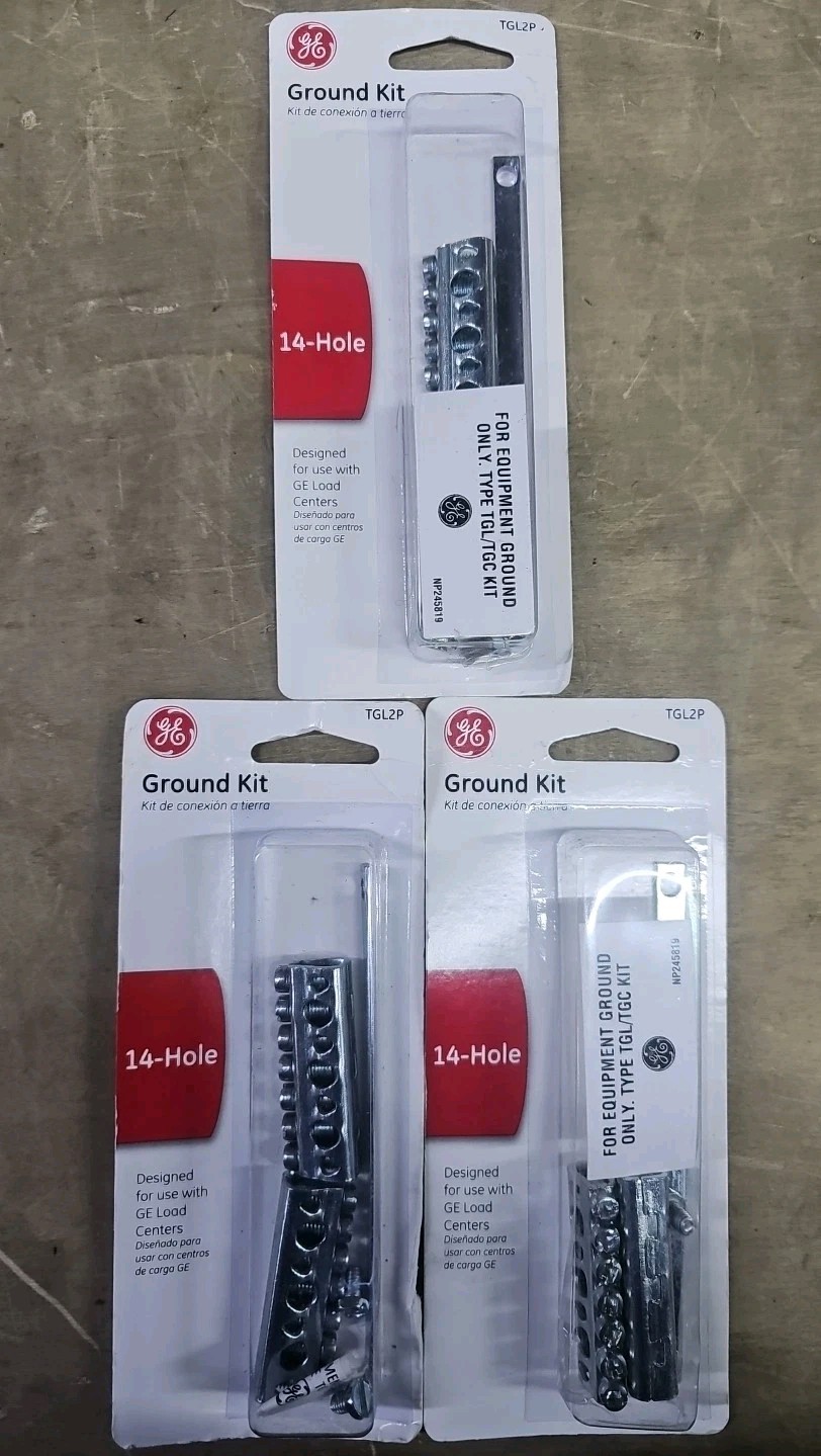 GE 14-Hole Ground Kit TGL2P Residential/Commercial GE Load Center LOT OF 3