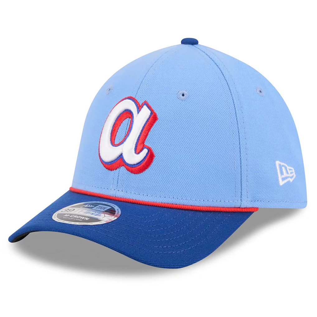 Men's Atlanta Braves New Era Light Blue 2026 City Connect M-Crown 39THIRTY Flex