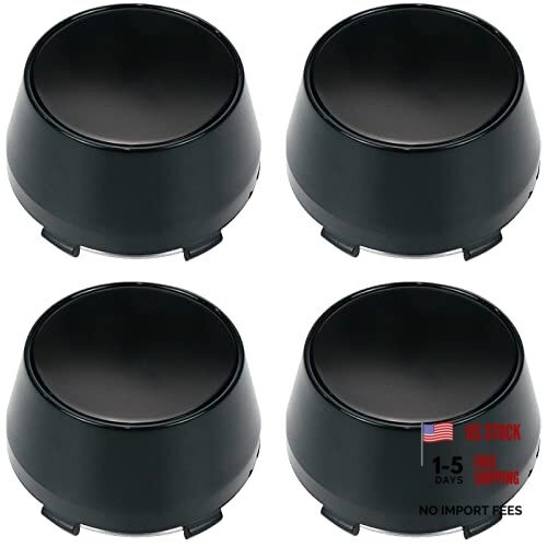 Wheel Center Caps,60mm Wheel Rim Hub Center Covers Center Caps Black