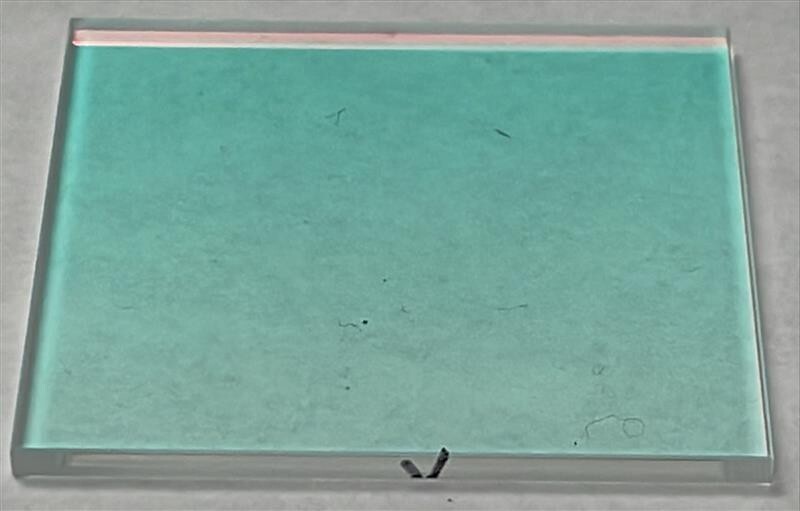 NEW Alluxa DICHROIC GLASS BEAMSPLITTER FILTER RB 630-660nm, TB 350-595nm 34x36mm