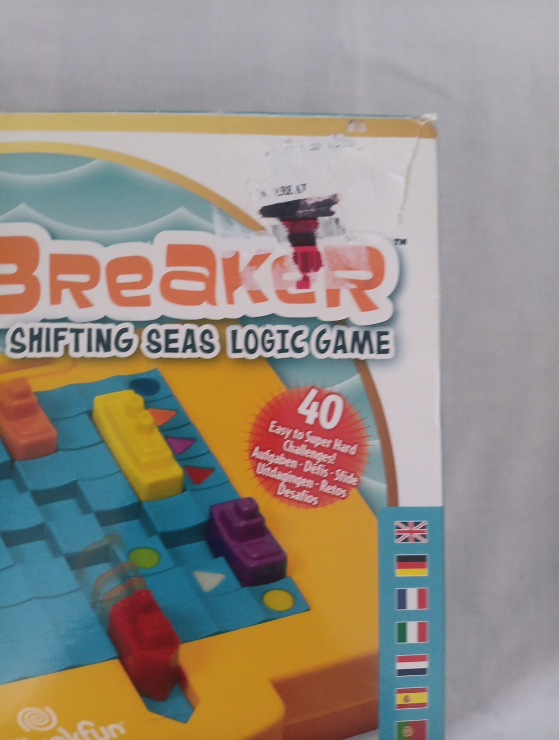 Think Fun Wave Breaker Shifting Seas Logic Game Complete with Box & Instructions