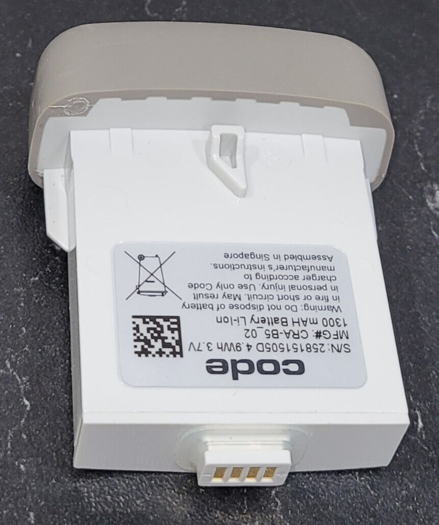 Genuine OEM Battery for the Code CR2600 scanner 1300 mAh