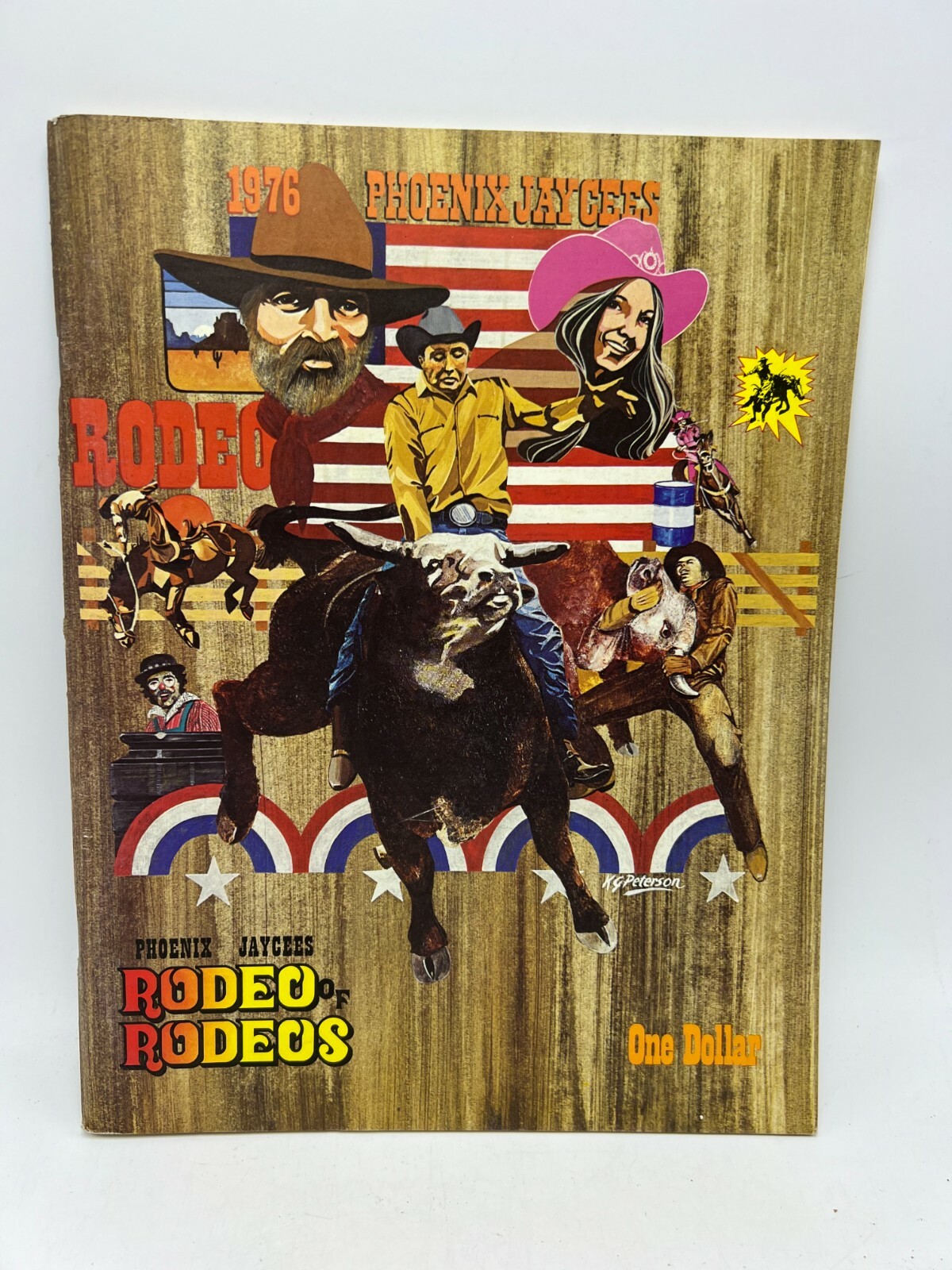 Phoenix Jaycees 46th Annual Rodeo Of Rodeos Vintage Program 1976