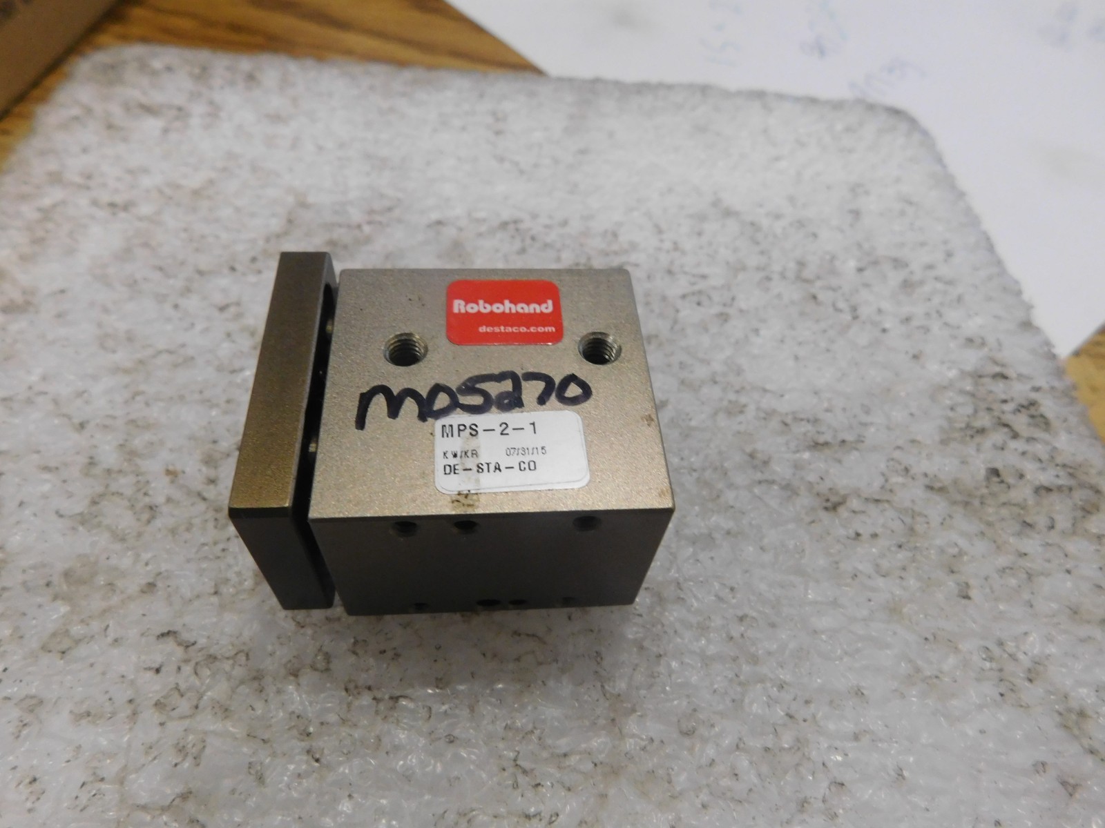Robohand / De-STA-CO:  MPS-2-1 Roller Bearing Slide.  Unused. Spares.  No Box