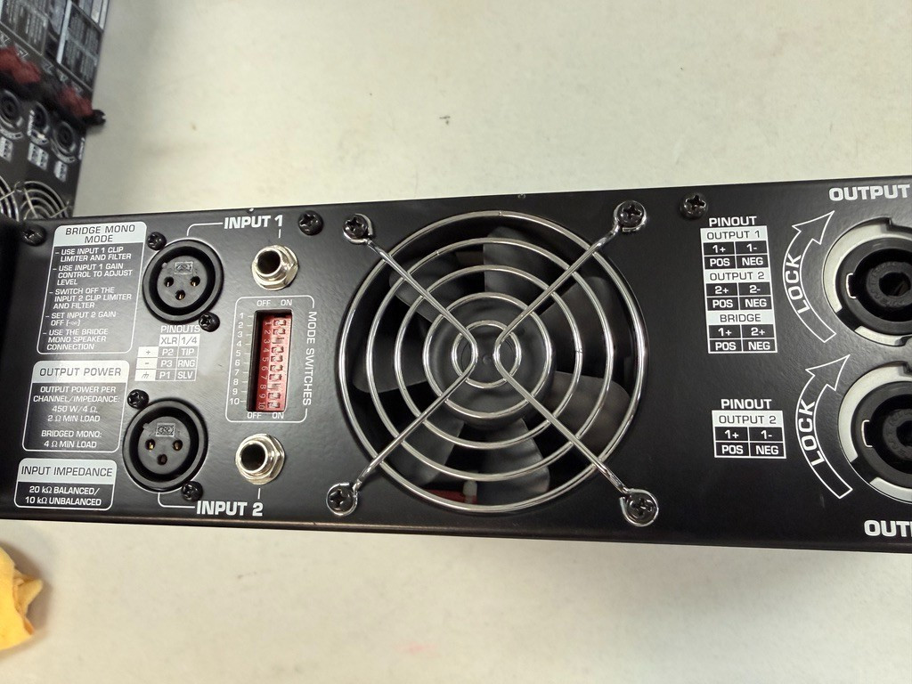 Behringer EP1500 2 channel Rack Mount Amplifier