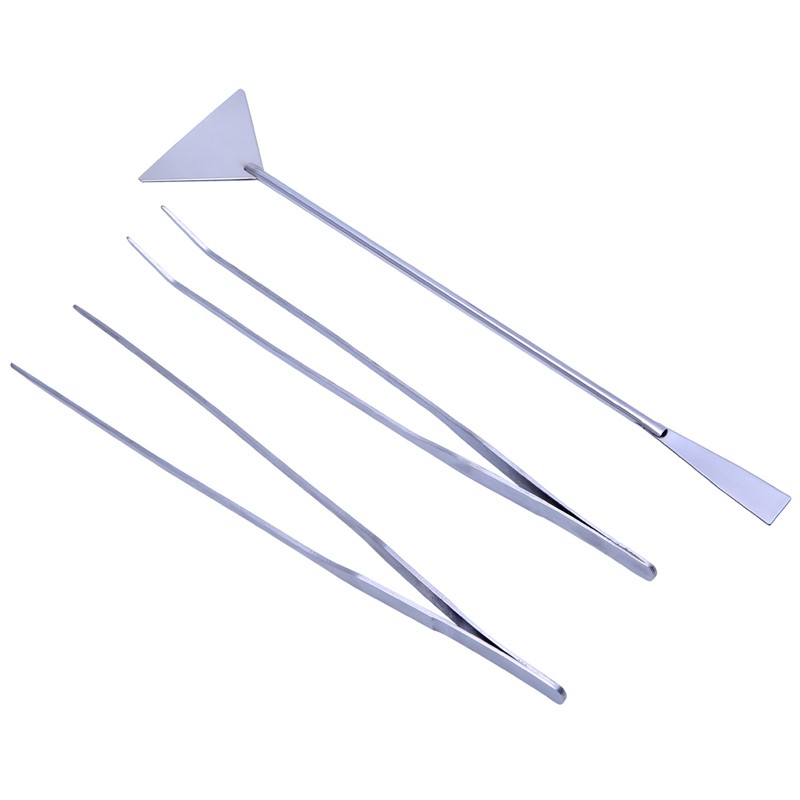 3 Pieces Stainless Steel Aquatic Plants Trimming Tools Set for Starter Kits