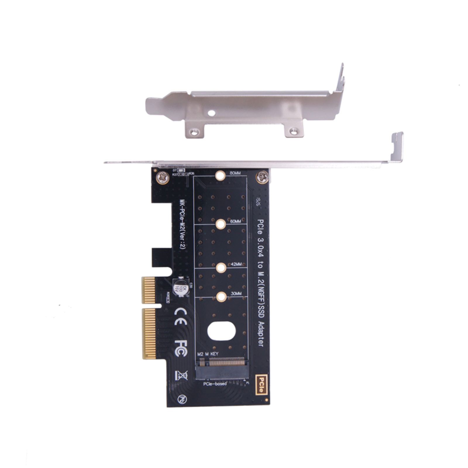 New M.2 NVME SSD To PCIe 3.0 X4 Adapter Card Desktop Expansion Conversion Card