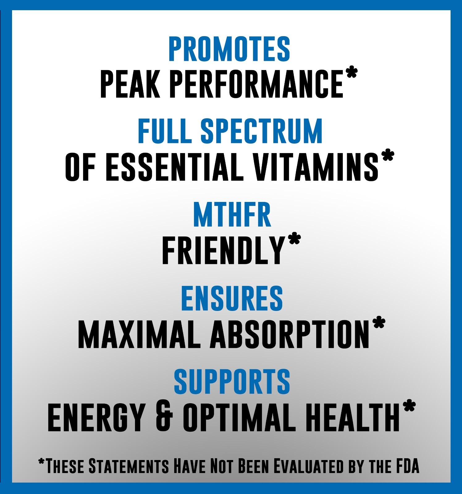 Methylated Multivitamin - Without Iron | Methylfolate | Methylcobalamin