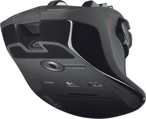Upgraded Logitech G700s G700 Wireless Wired Rechargeable Gaming Mouse 13 Buttons