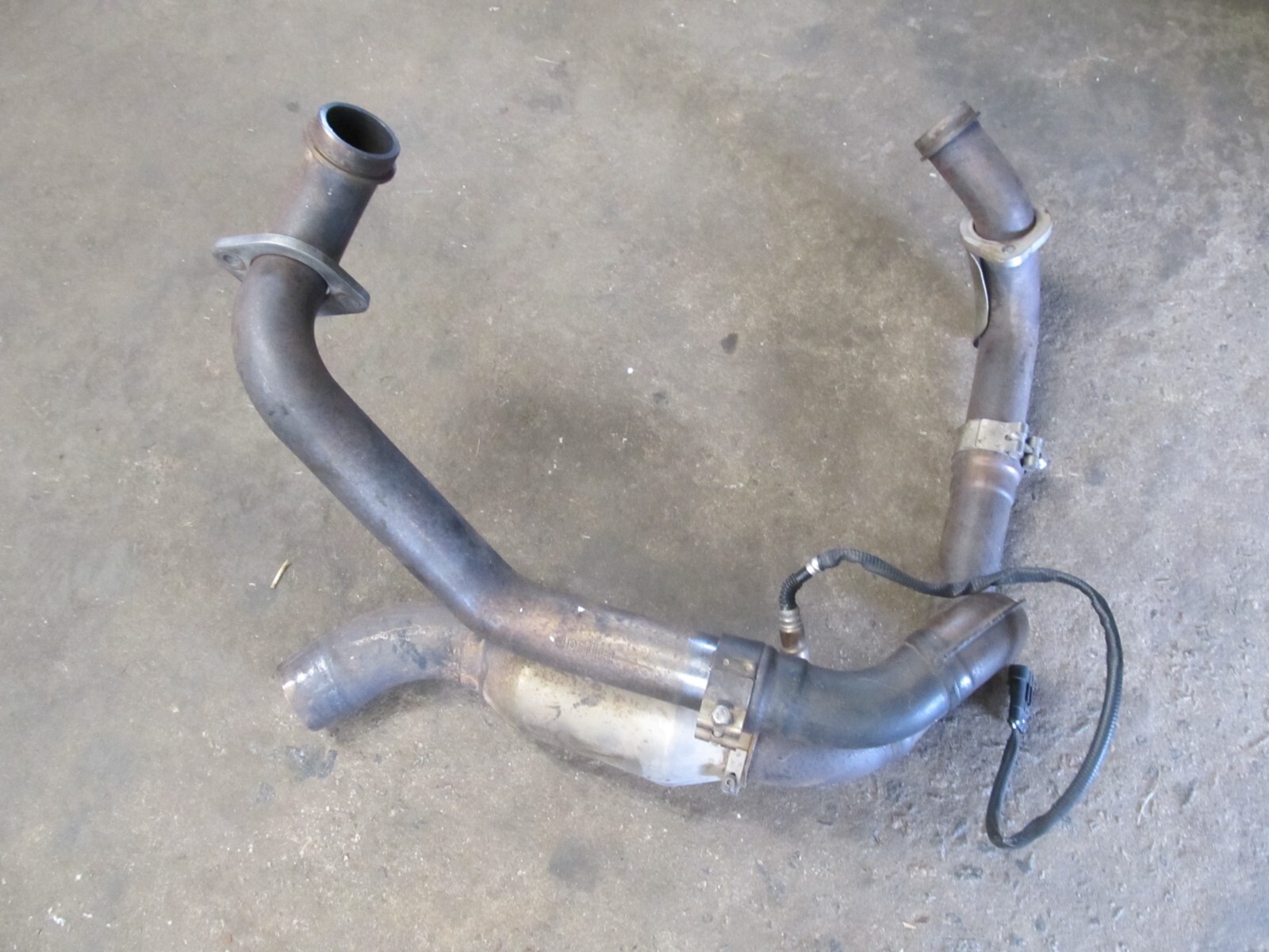 2011 Aprilia Sl750 Sl 750 Shiver Exhaust Header Pipes & Cat Converter w/ O2 sens
