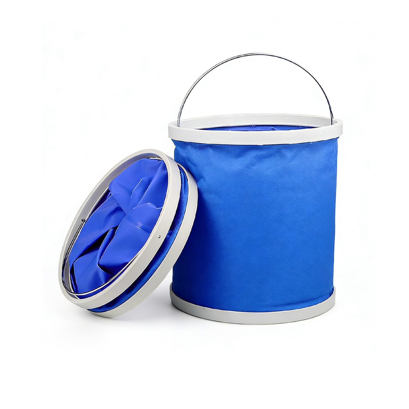 Car Collapsible Water Bucket, Vehicle Portable Water Container, Waterproof Fa...