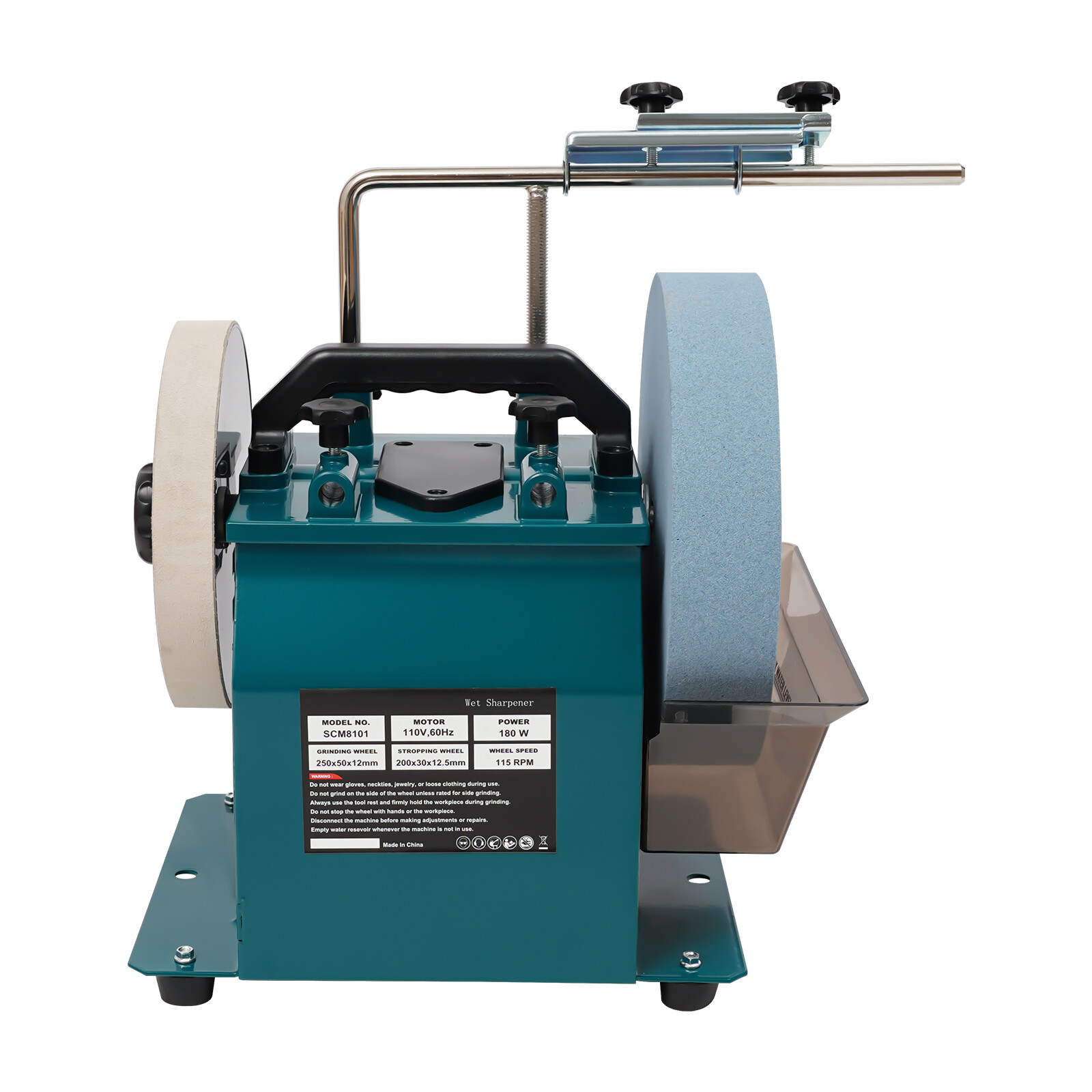 10-Inch Electric Knife Grit Sharpener Wet Stone Sharpening Grinding Machine