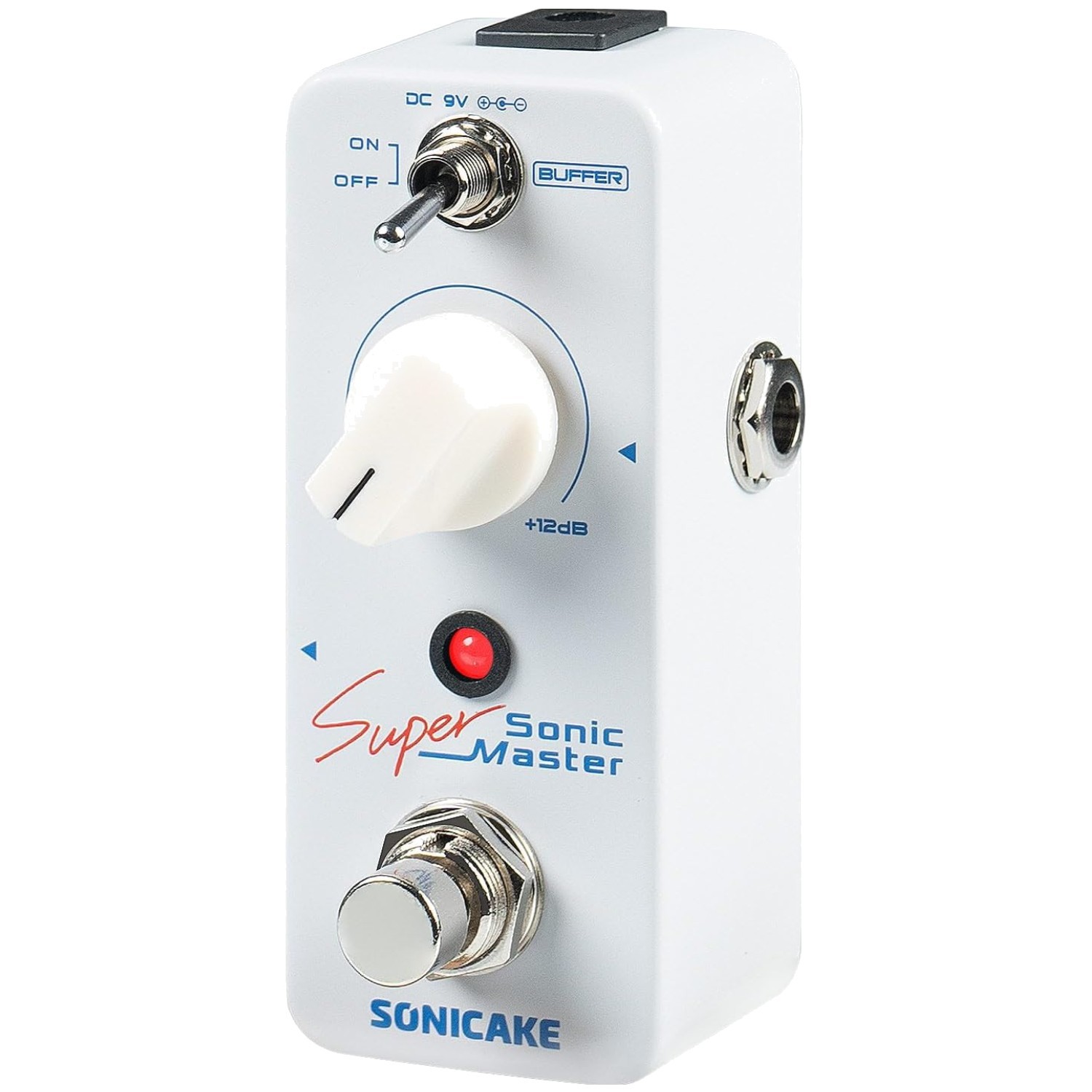 Compact Sonic Super Master Guitar Boost Pedal - Buffer Function & Analog Signal