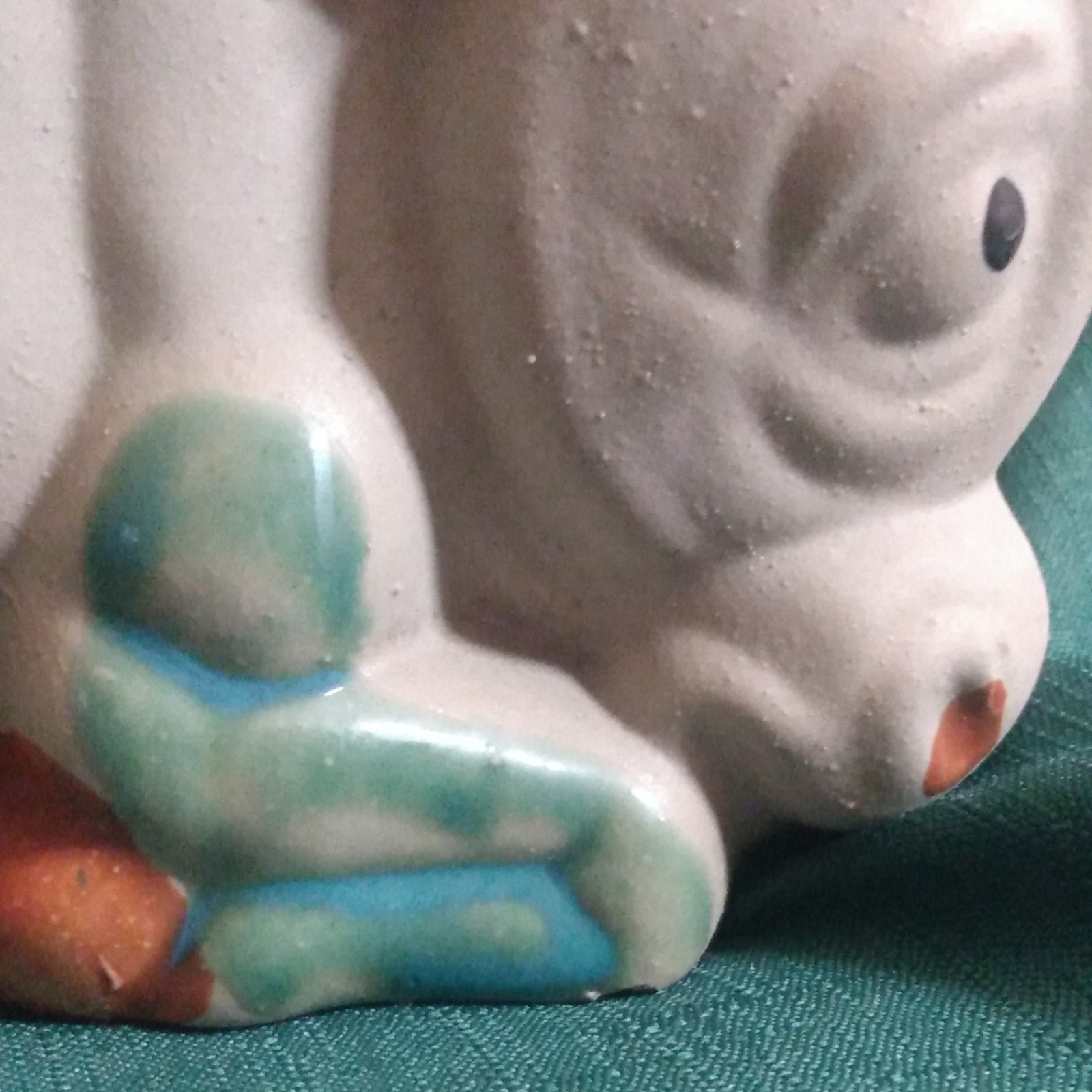 Kitchey Stoneware Donkey Planter Comic and Cute!