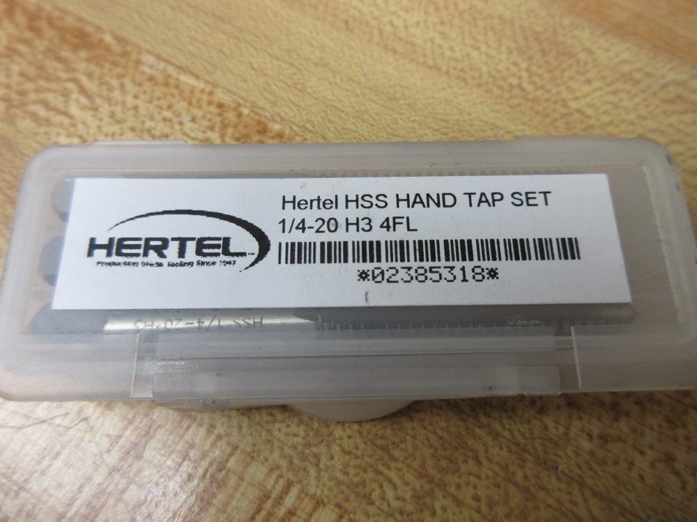 Hertel 02385318 Hand Tap Set