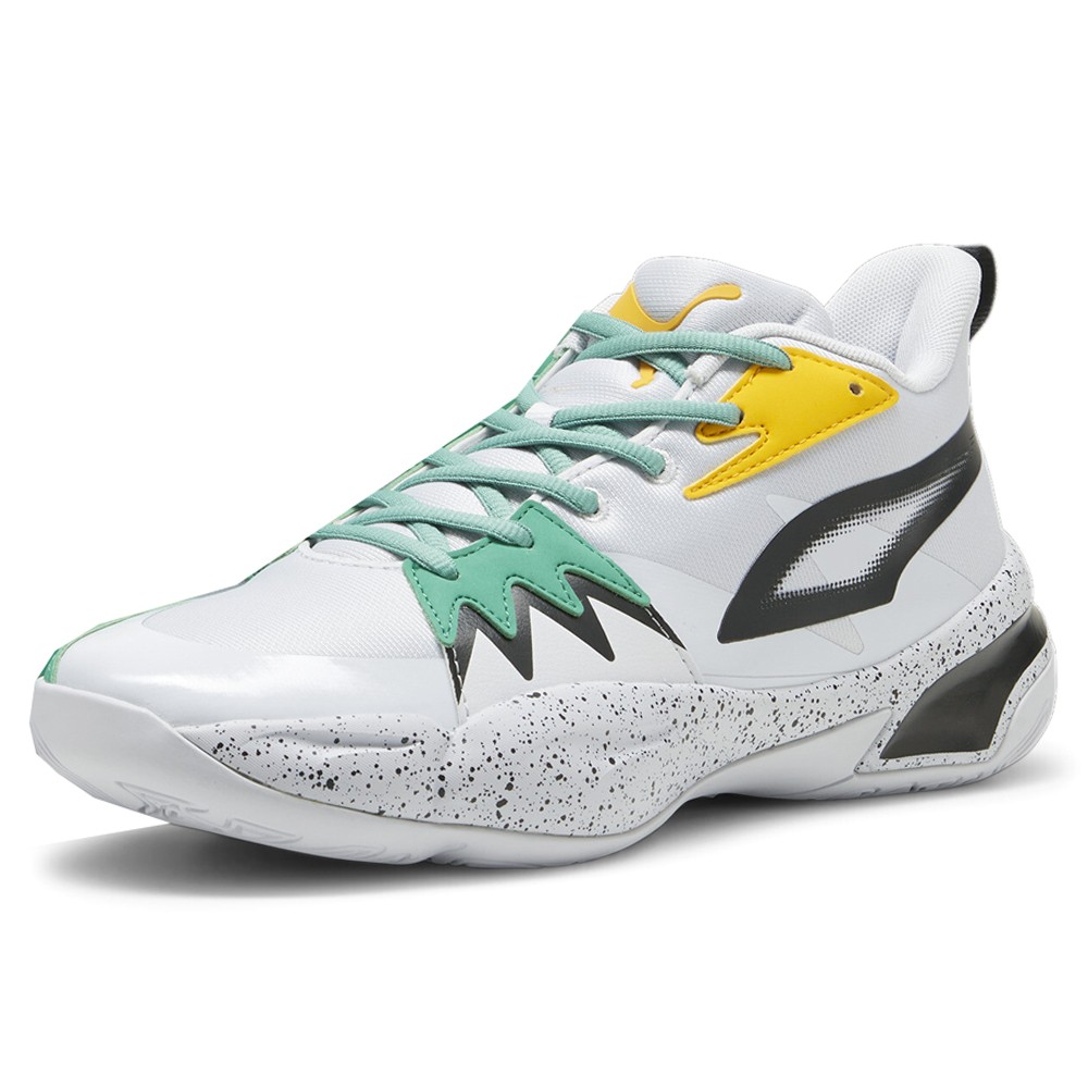 PUMA Genetics Speckle Basketball Mens Grey Sneakers Athletic Shoes 31040501