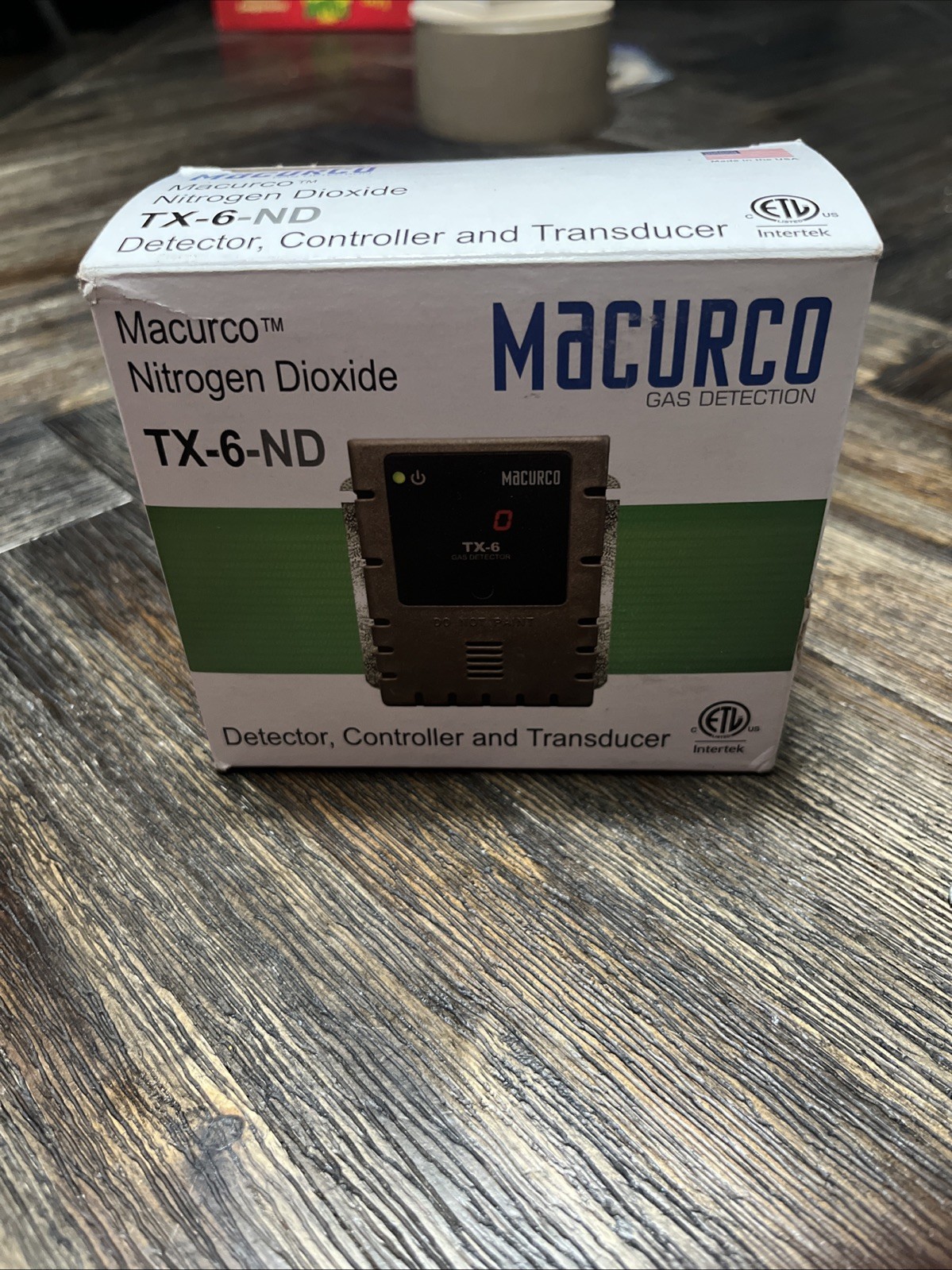 TX-6-ND Macurco Nitrogen Dioxide Detector, Controller And Transducer