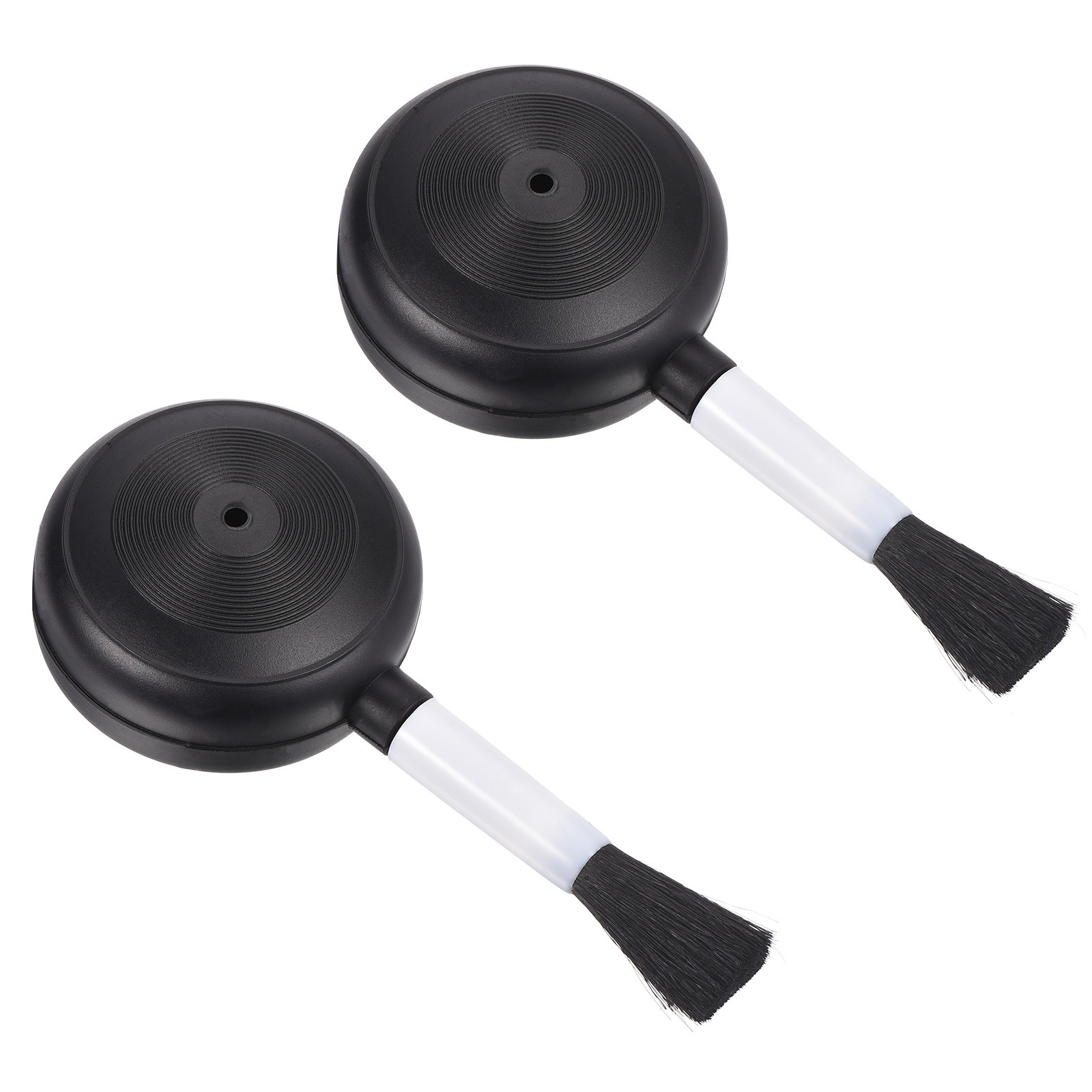 Air Dust Blower 2Pack 25mm Keyboard Brush  for Computer Screens Black