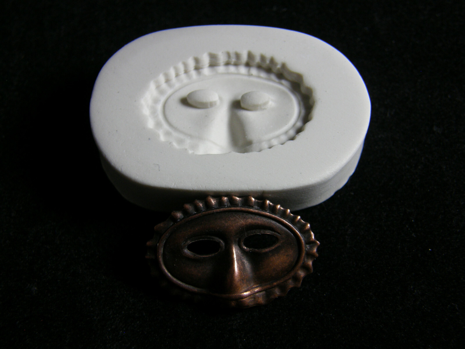 Mask Polymer Clay Mold (MD1031)