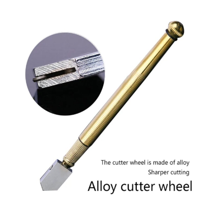 Professional Diamond Tip Glass Cutter Tungsten Carbide Precision Cutting Tool US