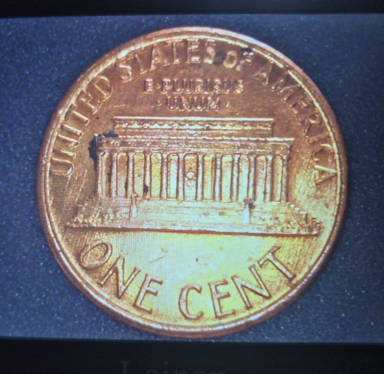 Lincoln Memorial Small Cent 1987 BN Copper Business Strike Philadelphia KM#201