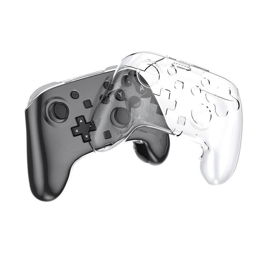 Crystal Clear Case for Switch 2 Pro Game Controller Hard PC Protective Cover