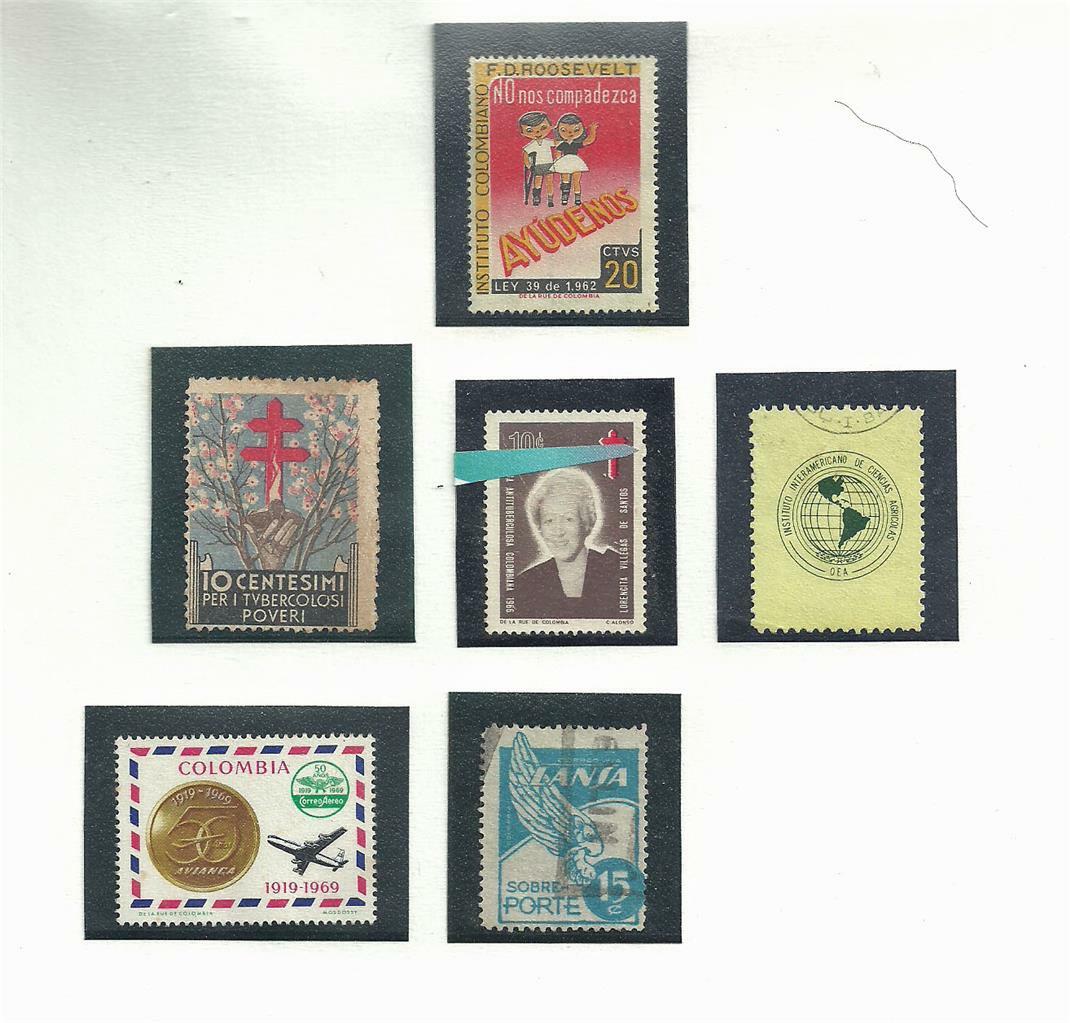 Vintage Columbia Poster Stamps
