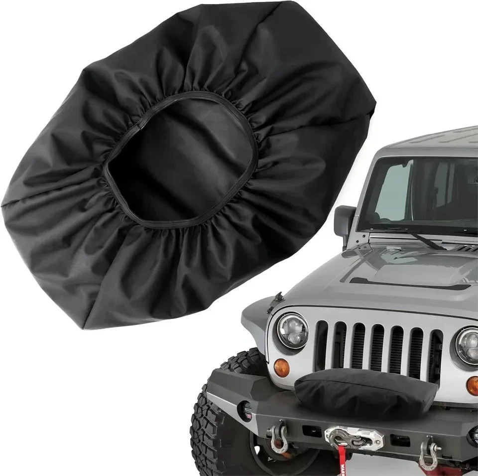 Badlands Winch Cover, Heavy Duty 600D Oxford Winch Cover 12000 Lb Waterproof (21