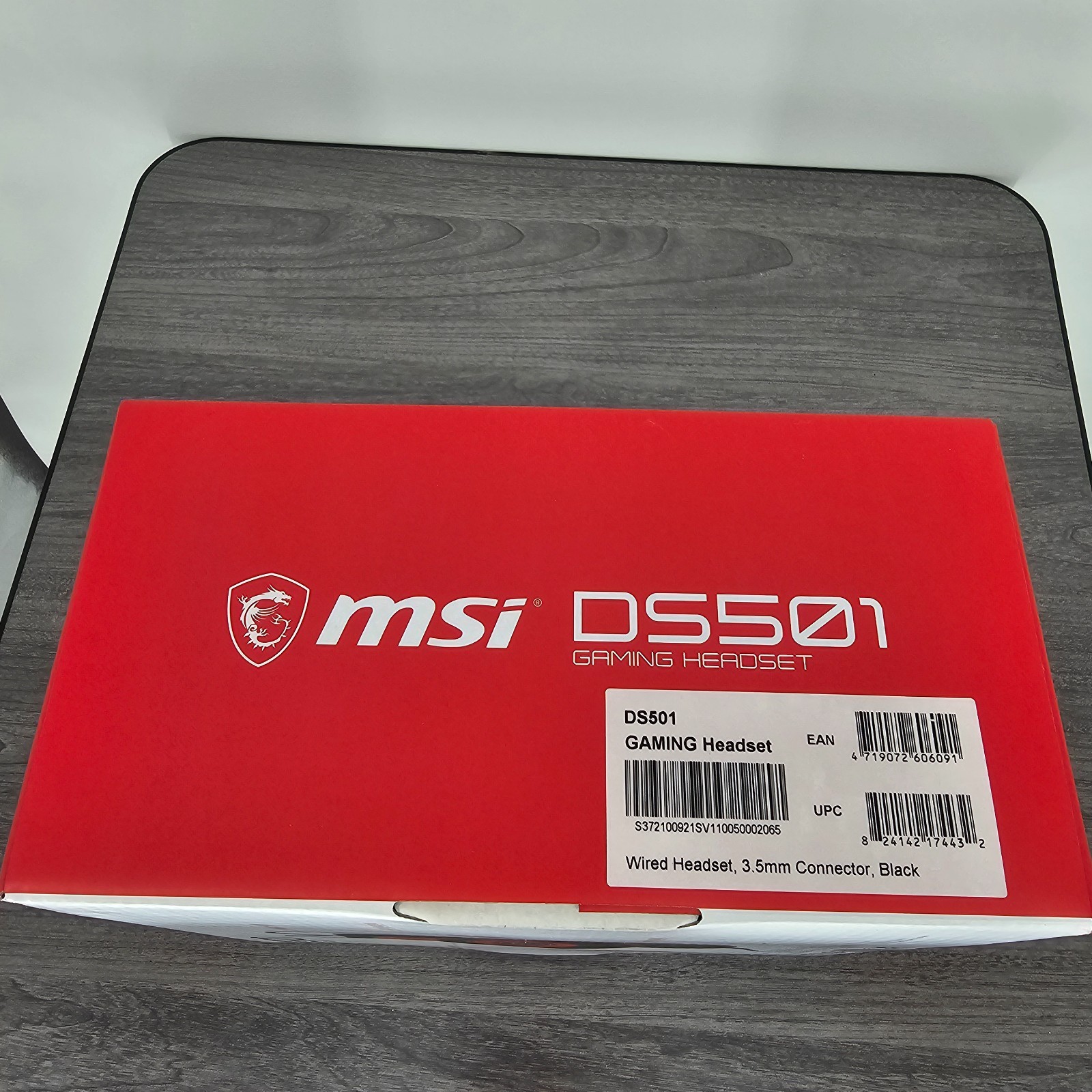 MSI DS501 GAMING Headset with Two 40mm Drivers for Quality Audio
