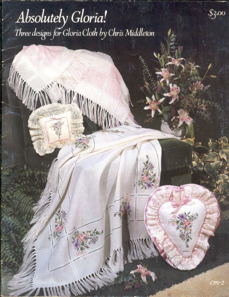 Absolutely Gloria! Three Designs for Gloria Cloth Needlepoint Pattern Booklet