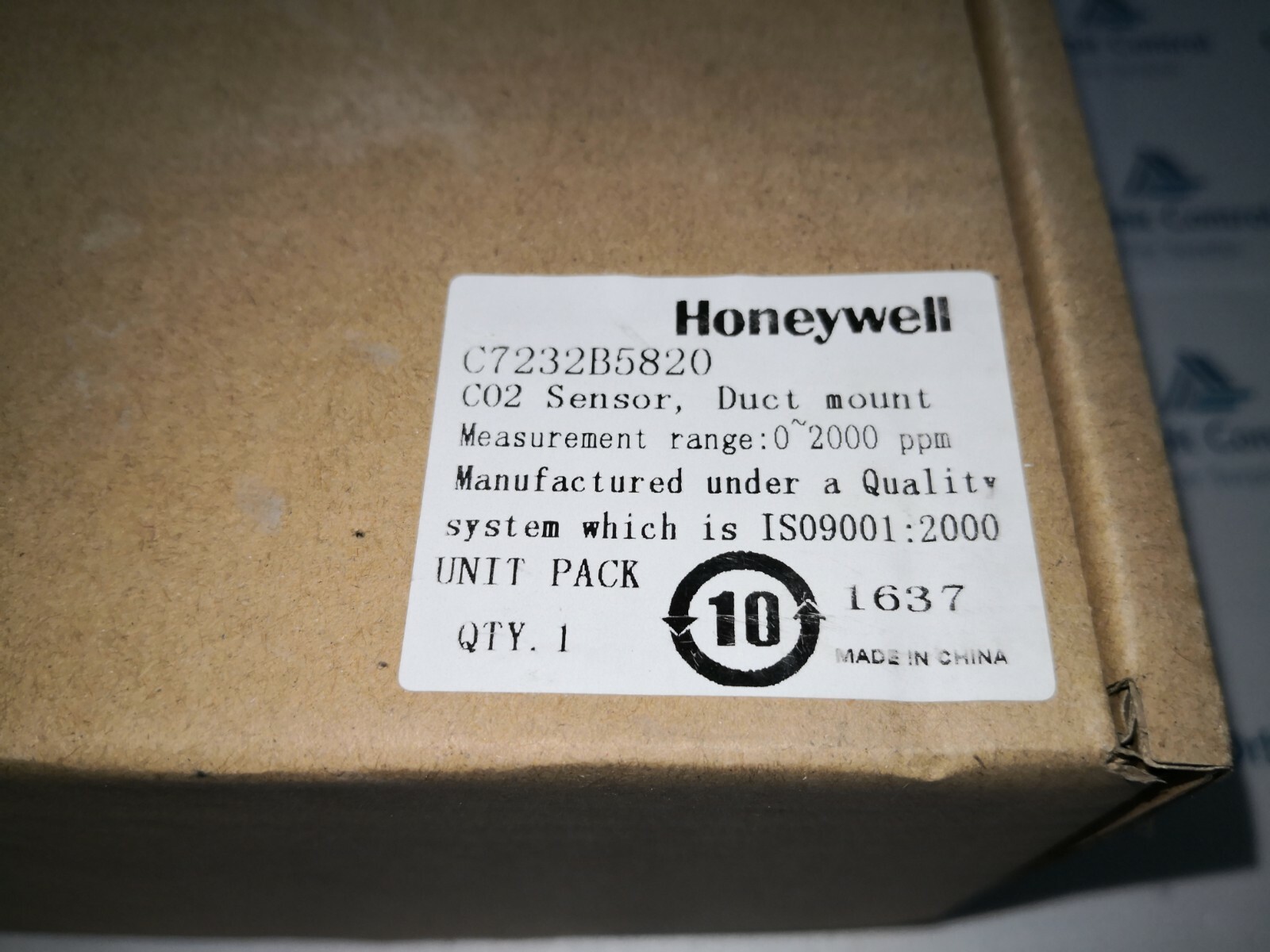 Honeywell Windway CO2 Sensor C7232B5820