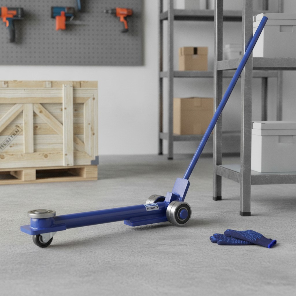 Portable 5FT Pry Lever Bar with 5T Capacity - Gloves Included for Ease of Use